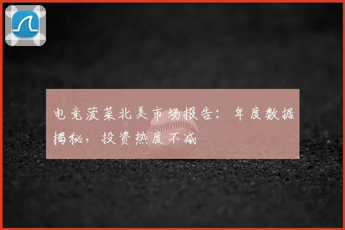 电竞菠菜北美市场报告：年度数据揭秘，投资热度不减