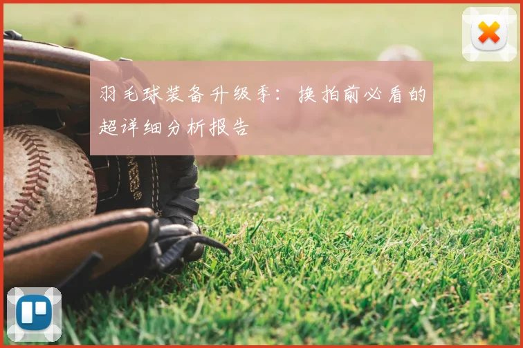 羽毛球装备升级季：换拍前必看的超详细分析报告